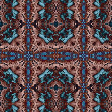 Kusursuz dokuma deseni. Örülmüş arka plan. Halı desensiz. Soyut arkaplan. Sanat kaleydoskobu