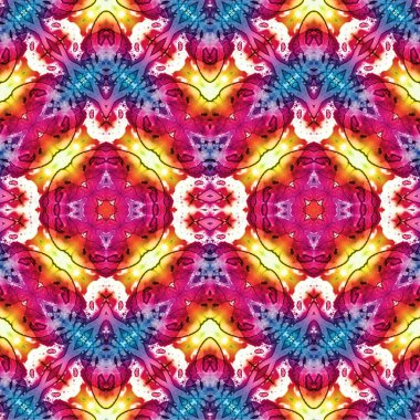 Kusursuz dokuma deseni. Örülmüş arka plan. Halı desensiz. Soyut arkaplan. Sanat kaleydoskobu