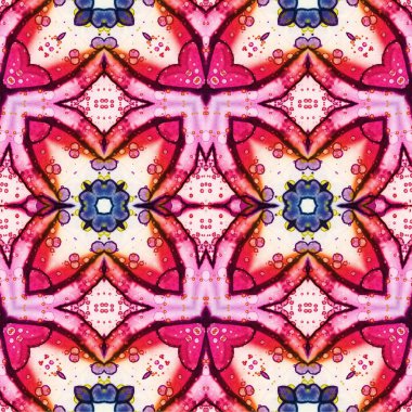 Kusursuz dokuma deseni. Örülmüş arka plan. Halı desensiz. Soyut arkaplan. Sanat kaleydoskobu