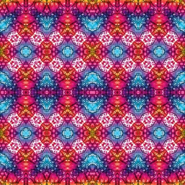 Kusursuz dokuma deseni. Örülmüş arka plan. Halı desensiz. Soyut arkaplan. Sanat kaleydoskobu