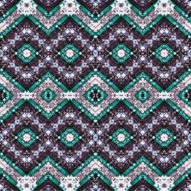 Kusursuz dokuma deseni. Örülmüş arka plan. Halı desensiz. Soyut arkaplan. Sanat kaleydoskobu