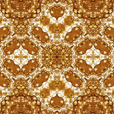 Kusursuz kaotik şablon. Soyut sanat geçmişi. Kusursuz bir doku. Modern arka plan. Mandala