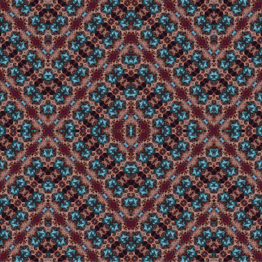 Kusursuz kaotik şablon. Soyut sanat geçmişi. Kusursuz bir doku. Modern arka plan. Mandala