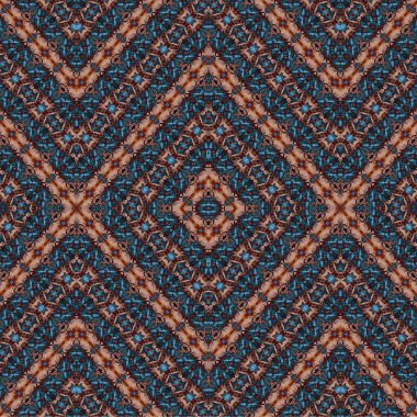 Kusursuz etnik düzen. Soyut retro arka plan. Kusursuz bir doku. Simetrik arkaplan. Sanat dokusu