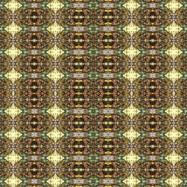 Kusursuz kaotik şablon. Soyut sanat geçmişi. Kusursuz bir doku. Modern arka plan. Mandala