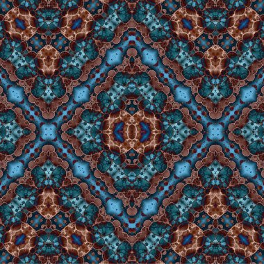 Kusursuz kaotik şablon. Soyut moda arka planı. Kusursuz bir doku. Modern arka plan. Kaleydoskopik