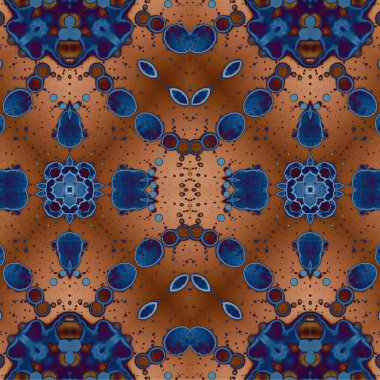 Kusursuz kaotik şablon. Soyut moda arka planı. Kusursuz bir doku. Modern arka plan. Kaleydoskopik