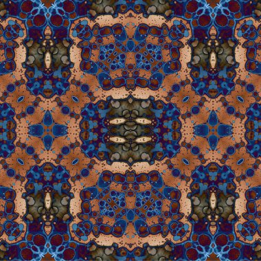 Kusursuz kaotik şablon. Soyut moda arka planı. Kusursuz bir doku. Modern arka plan. Kaleydoskopik