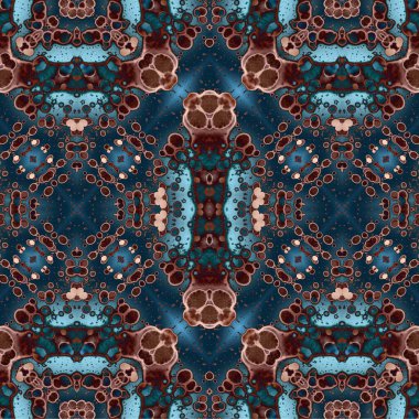 Kusursuz kaotik şablon. Soyut moda arka planı. Kusursuz bir doku. Modern arka plan. Kaleydoskopik