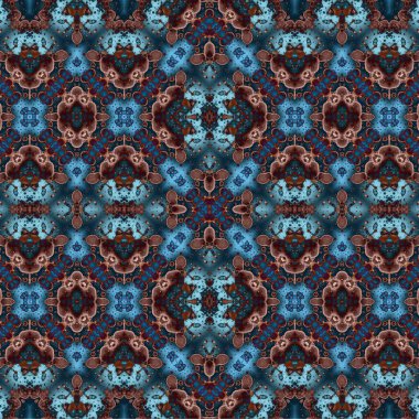 Kusursuz kaotik şablon. Soyut sanat geçmişi. Kusursuz bir doku. Modern arka plan. Mandala