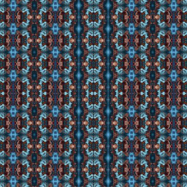 Kusursuz kaotik şablon. Soyut sanat geçmişi. Kusursuz bir doku. Modern arka plan. Mandala