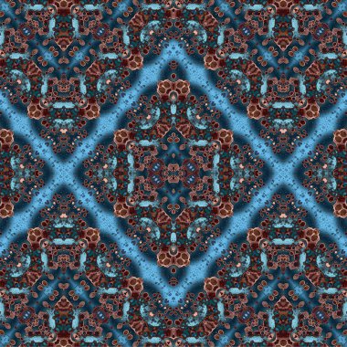 Kusursuz kaotik şablon. Soyut sanat geçmişi. Kusursuz bir doku. Modern arka plan. Mandala