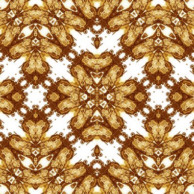 Kusursuz kaotik şablon. Soyut sanat geçmişi. Kusursuz bir doku. Modern arka plan. Mandala