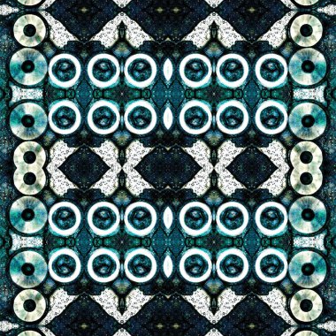 Kusursuz etnik düzen. Soyut retro arka plan. Kusursuz bir doku. Simetrik arkaplan. Sanat dokusu