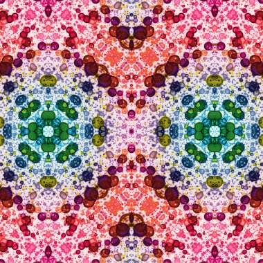 Kusursuz kaotik şablon. Soyut sanat geçmişi. Kusursuz bir doku. Modern arka plan. Mandala