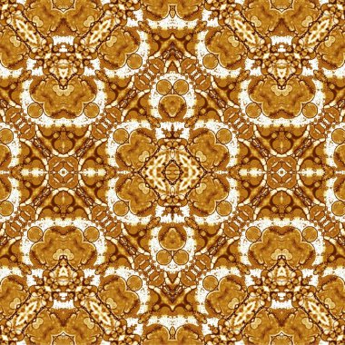 Kusursuz kaotik şablon. Soyut sanat geçmişi. Kusursuz bir doku. Modern arka plan. Mandala