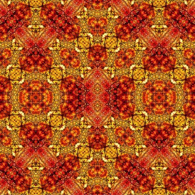 Kusursuz kaotik şablon. Soyut sanat geçmişi. Kusursuz bir doku. Modern arka plan. Mandala