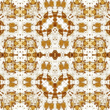 Kusursuz etnik düzen. Soyut retro arka plan. Kusursuz bir doku. Simetrik arkaplan. Sanat dokusu