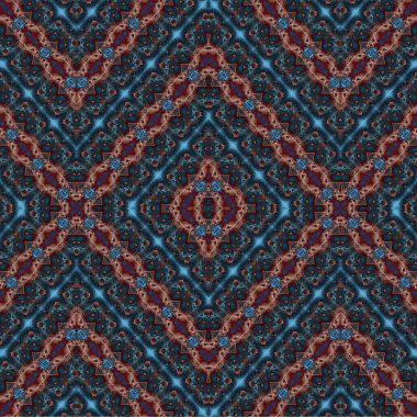 Kusursuz kaotik şablon. Soyut sanat geçmişi. Kusursuz bir doku. Modern arka plan. Mandala