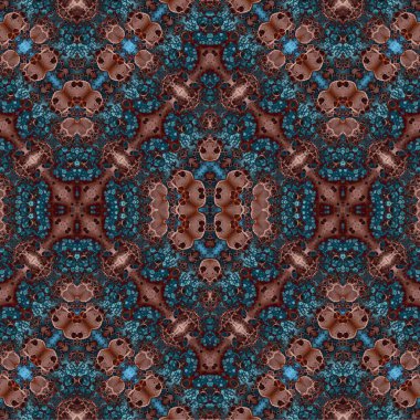 Kusursuz kaotik şablon. Soyut moda arka planı. Kusursuz bir doku. Modern arka plan. Kaleydoskopik