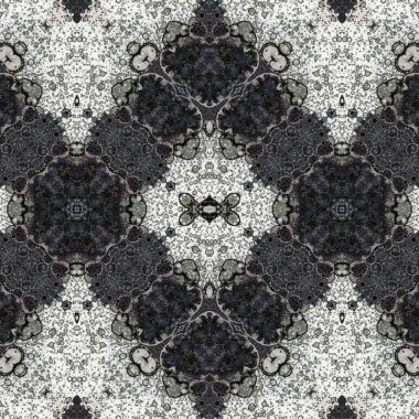 Kusursuz kaotik şablon. Soyut sanat geçmişi. Kusursuz bir doku. Modern arka plan. Mandala