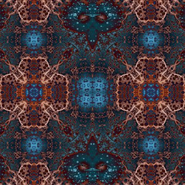 Kusursuz kaotik şablon. Soyut moda arka planı. Kusursuz bir doku. Modern arka plan. Kaleydoskopik