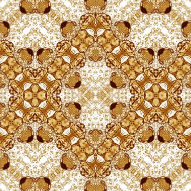 Kusursuz kaotik şablon. Soyut sanat geçmişi. Kusursuz bir doku. Modern arka plan. Mandala