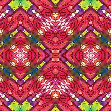 Kusursuz kaotik şablon. Soyut moda arka planı. Kusursuz bir doku. Modern arka plan. Kaleydoskopik