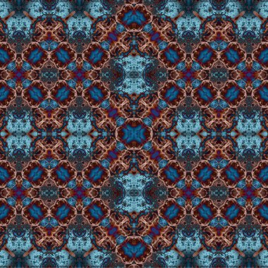 Kusursuz kaotik şablon. Soyut sanat geçmişi. Kusursuz bir doku. Modern arka plan. Mandala