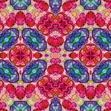 Kusursuz kaotik şablon. Soyut sanat geçmişi. Kusursuz bir doku. Modern arka plan. Mandala