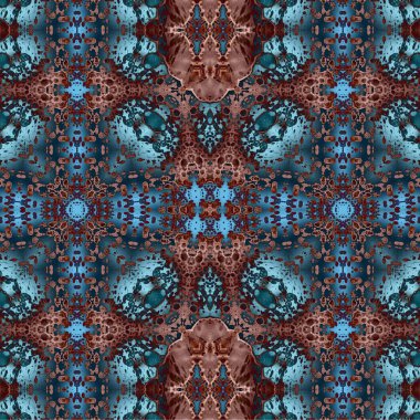 Kusursuz kaotik şablon. Soyut moda arka planı. Kusursuz bir doku. Modern arka plan. Kaleydoskopik