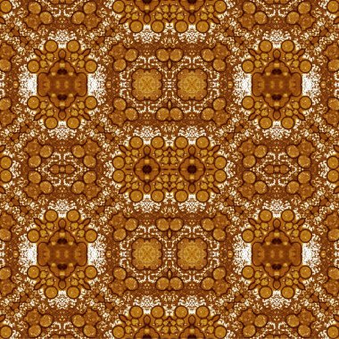 Kusursuz kaotik şablon. Soyut sanat geçmişi. Kusursuz bir doku. Modern arka plan. Mandala