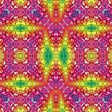 Kusursuz kaotik şablon. Soyut sanat geçmişi. Kusursuz bir doku. Modern arka plan. Mandala