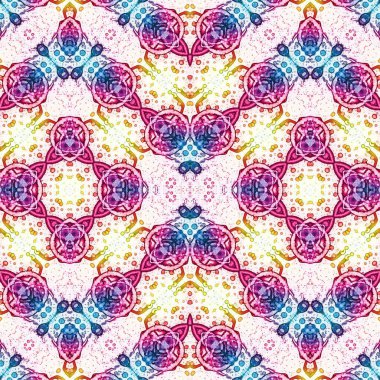 Kusursuz kaotik şablon. Soyut sanat geçmişi. Kusursuz bir doku. Modern arka plan. Mandala