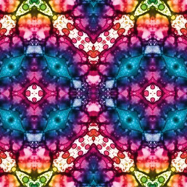 Kusursuz kaotik şablon. Soyut moda arka planı. Kusursuz bir doku. Modern arka plan. Kaleydoskopik