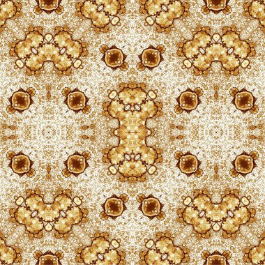 Kusursuz kaotik şablon. Soyut sanat geçmişi. Kusursuz bir doku. Modern arka plan. Mandala