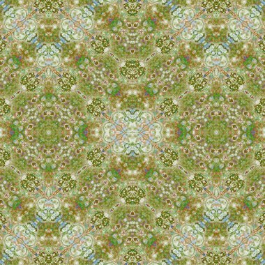 Kusursuz kaotik şablon. Soyut sanat geçmişi. Kusursuz bir doku. Modern arka plan. Mandala