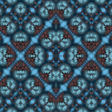 Kusursuz kaotik şablon. Soyut sanat geçmişi. Kusursuz bir doku. Modern arka plan. Mandala