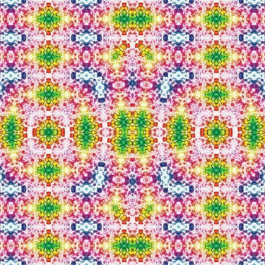 Kusursuz kaotik şablon. Soyut sanat geçmişi. Kusursuz bir doku. Modern arka plan. Mandala