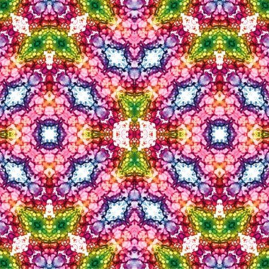 Kusursuz etnik düzen. Soyut retro arka plan. Kusursuz bir doku. Simetrik arkaplan. Sanat dokusu