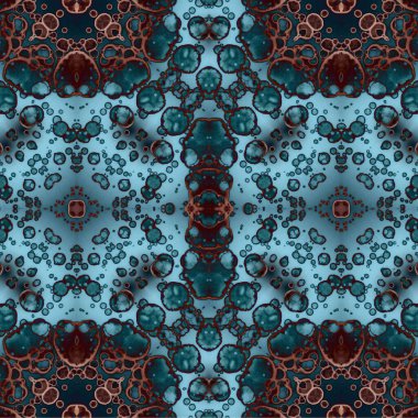 Kusursuz etnik düzen. Soyut retro arka plan. Kusursuz bir doku. Simetrik arkaplan. Sanat dokusu