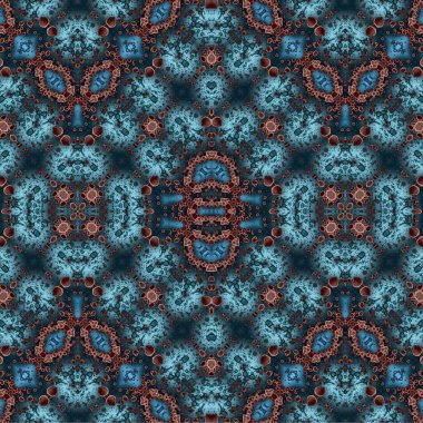 Kusursuz kaotik şablon. Soyut moda arka planı. Kusursuz bir doku. Modern arka plan. Kaleydoskopik