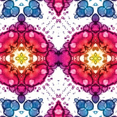 Kusursuz kaotik şablon. Soyut moda arka planı. Kusursuz bir doku. Modern arka plan. Kaleydoskopik