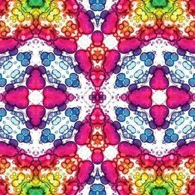 Kusursuz kaotik şablon. Soyut moda arka planı. Kusursuz bir doku. Modern arka plan. Kaleydoskopik