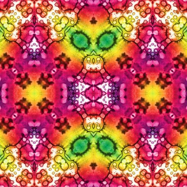 Kusursuz kaotik şablon. Soyut moda arka planı. Kusursuz bir doku. Modern arka plan. Kaleydoskopik