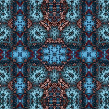 Kusursuz etnik düzen. Soyut retro arka plan. Kusursuz bir doku. Simetrik arkaplan. Sanat dokusu