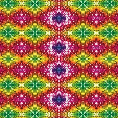 Kusursuz kaotik şablon. Soyut sanat geçmişi. Kusursuz bir doku. Modern arka plan. Mandala