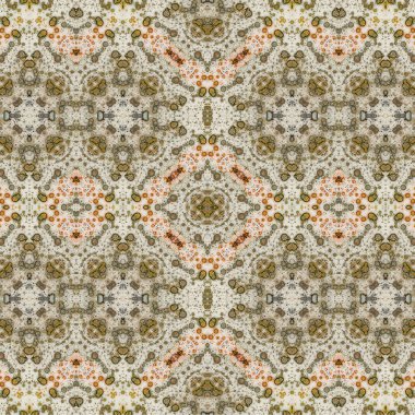 Kusursuz kaotik şablon. Soyut sanat geçmişi. Kusursuz bir doku. Modern arka plan. Mandala