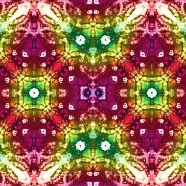 Kusursuz kaotik şablon. Soyut sanat geçmişi. Kusursuz bir doku. Modern arka plan. Mandala