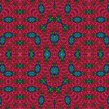 Kusursuz kaotik şablon. Soyut sanat geçmişi. Kusursuz bir doku. Modern arka plan. Mandala